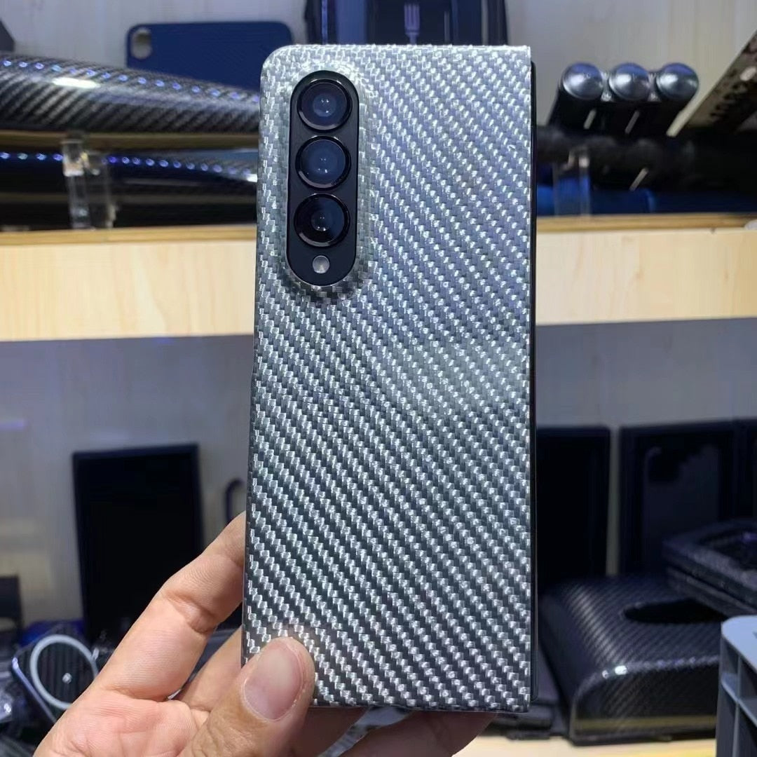 YTF-Carbon Fiber Case For Samsung Galaxy Z Fold - Premium Mobile Phone Cases from Dressmycell.com - Just $44.00! Shop now at Dressmycell.com YTF-Carbon Fiber Case For Samsung Galaxy Z Fold - Premium Mobile Phone Cases from Dressmycell.com - Just $44.00! Shop now at Dressmycell.com